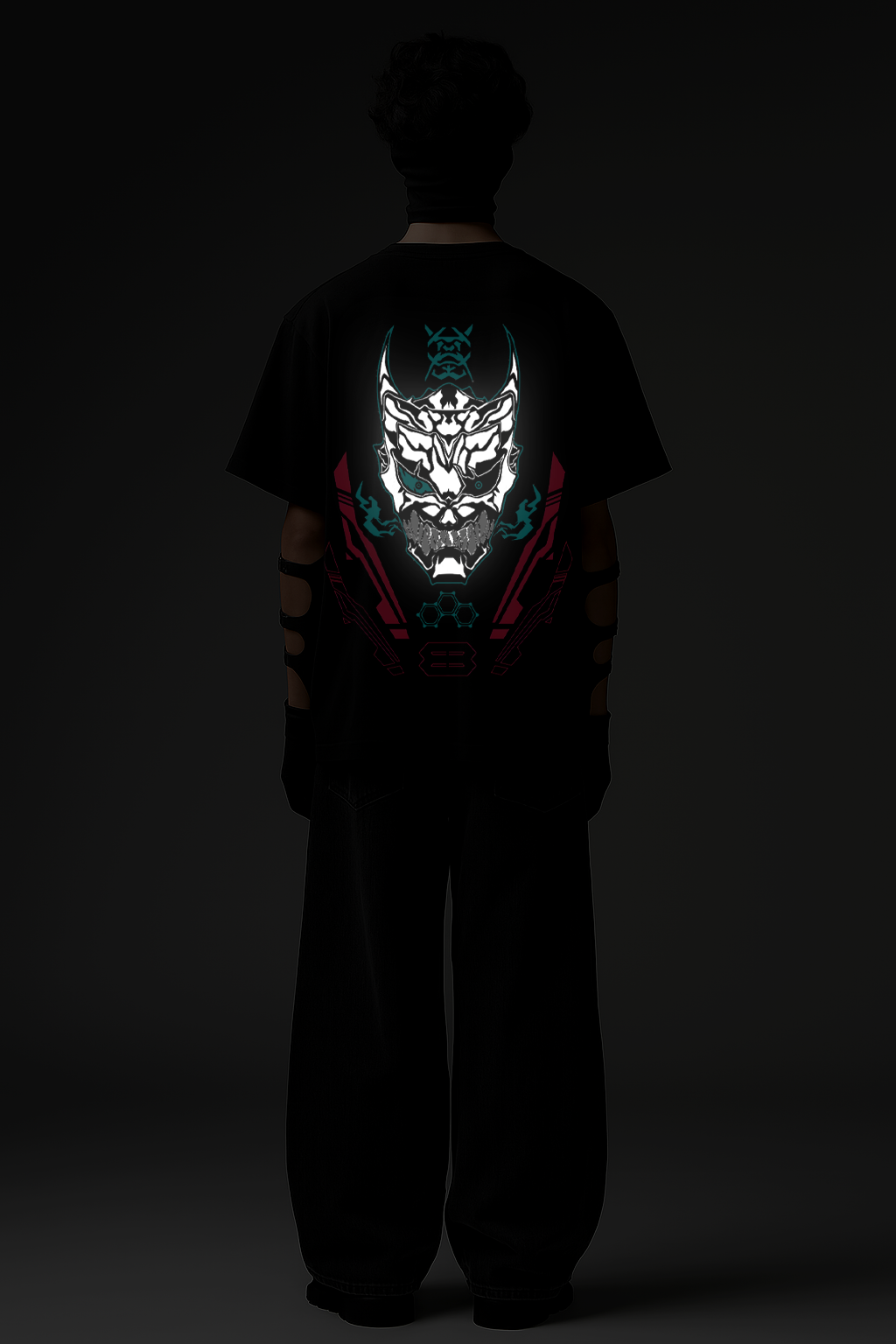 Kaiju No 8 V2 Reflective oversize t shirt