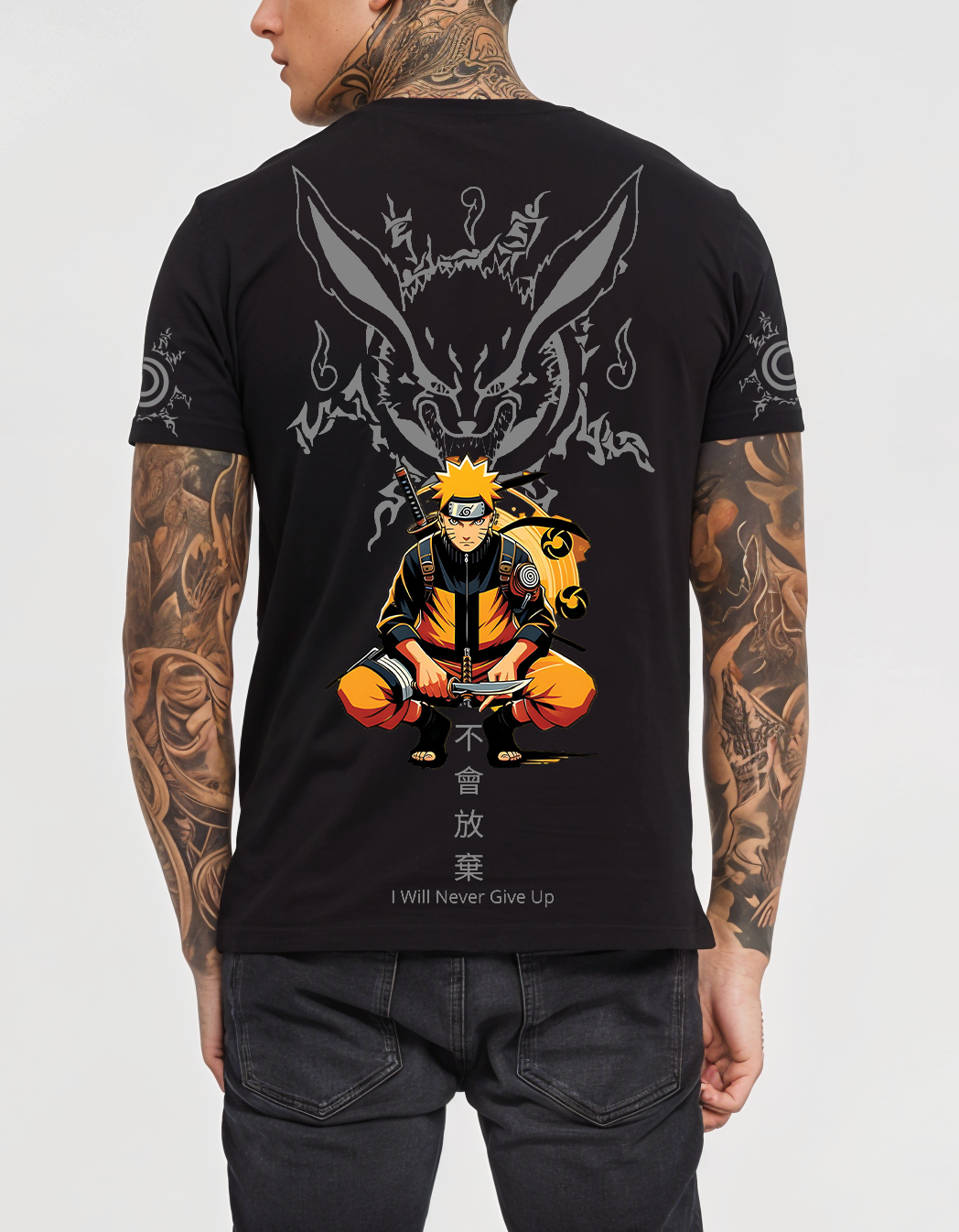 Naruto 9 tails Reflective t shirt