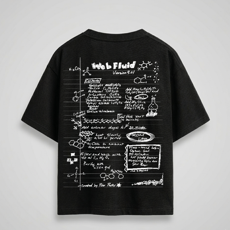 Spidey Formula Oversize Drop shoulder t shirt