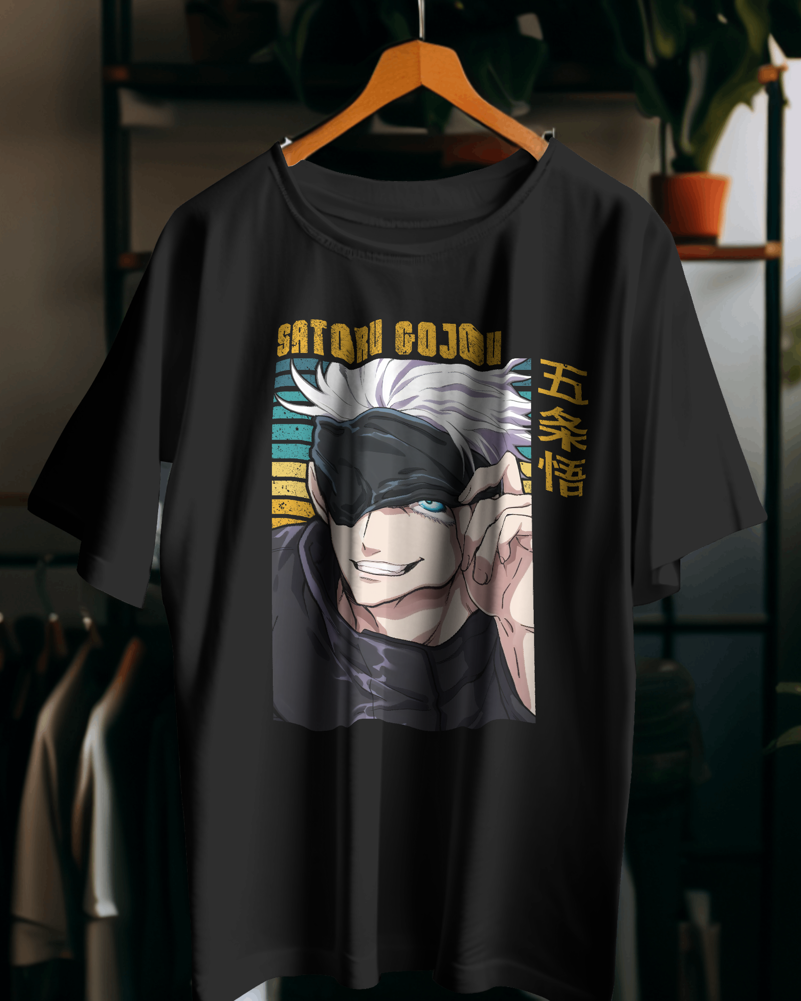 Juujutsu kaisen front V1 Oversized T-Shirts ‣ Gamihoods