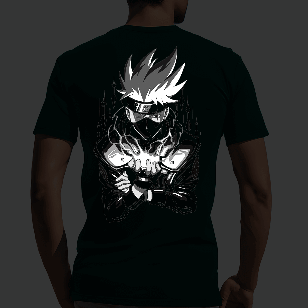 Naruto reflective t shirts