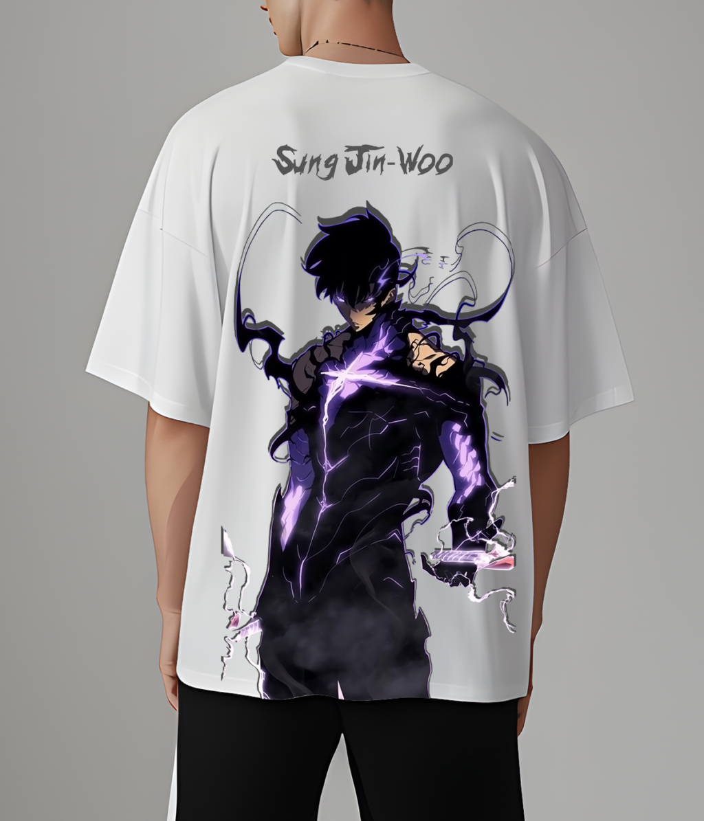 solo leveling Classic reflective Oversized T-Shirts