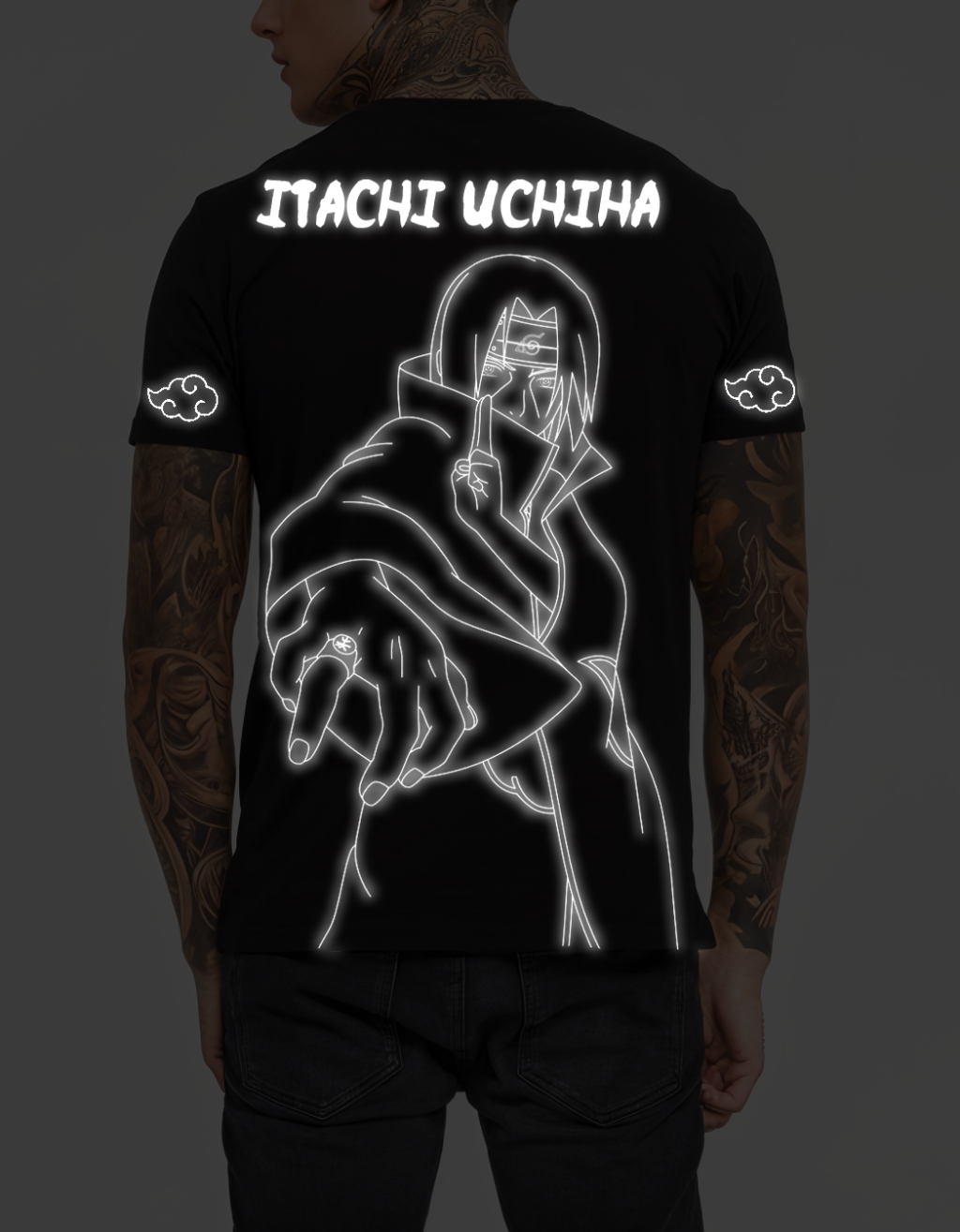Itachi Reflective glowing T-Shirts - Image 2