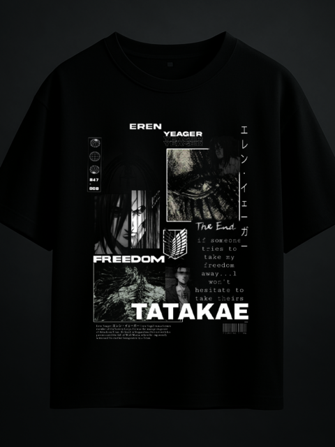 Eren Yaeger oversize t shirt