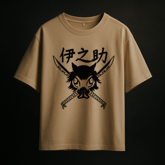 Inoske oversize drop shoulder t shirt - Image 2
