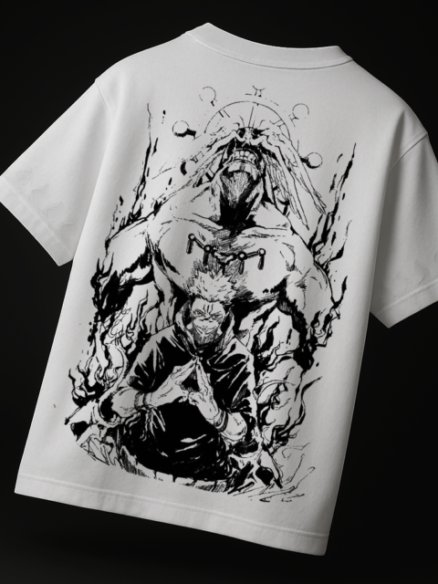 King Curse oversize drop shoulder t shirt