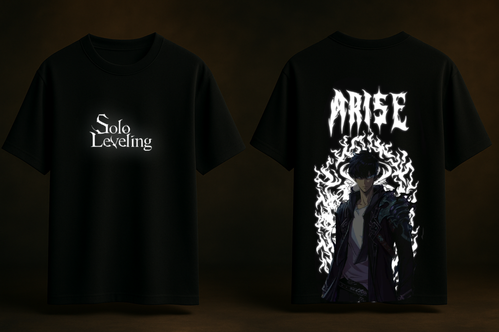 Solo leveling Arise Reflective glowing T-Shirts - Image 2