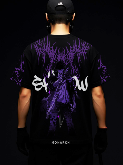ULTIMATE SHADOW MONARCH oversize drop shoulder t shirt
