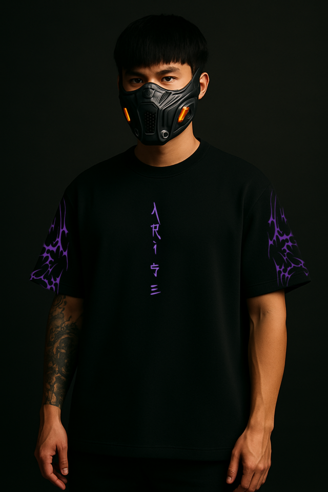 ULTIMATE SHADOW MONARCH oversize drop shoulder t shirt - Image 2