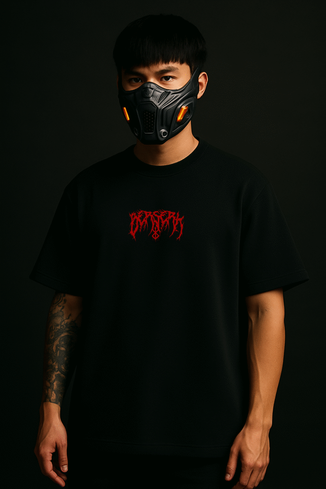 Berserk Reflective oversize t shirt - Image 3