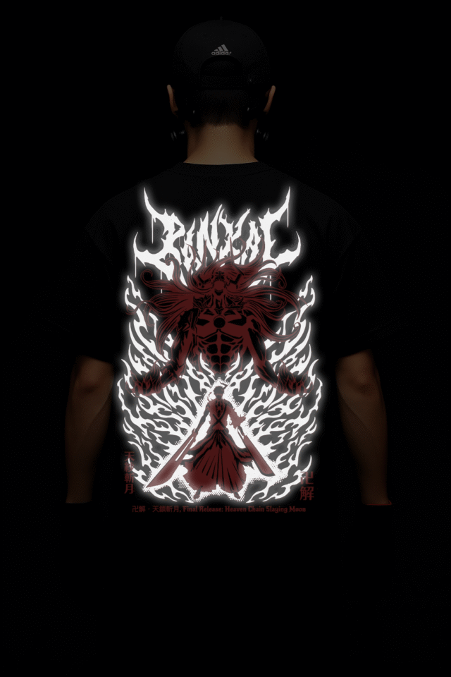 Berserk Reflective oversize t shirt - Image 2