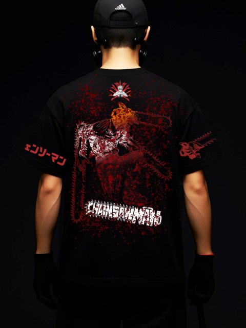 CHAINSAW MAN oversize drop shoulder t shirt