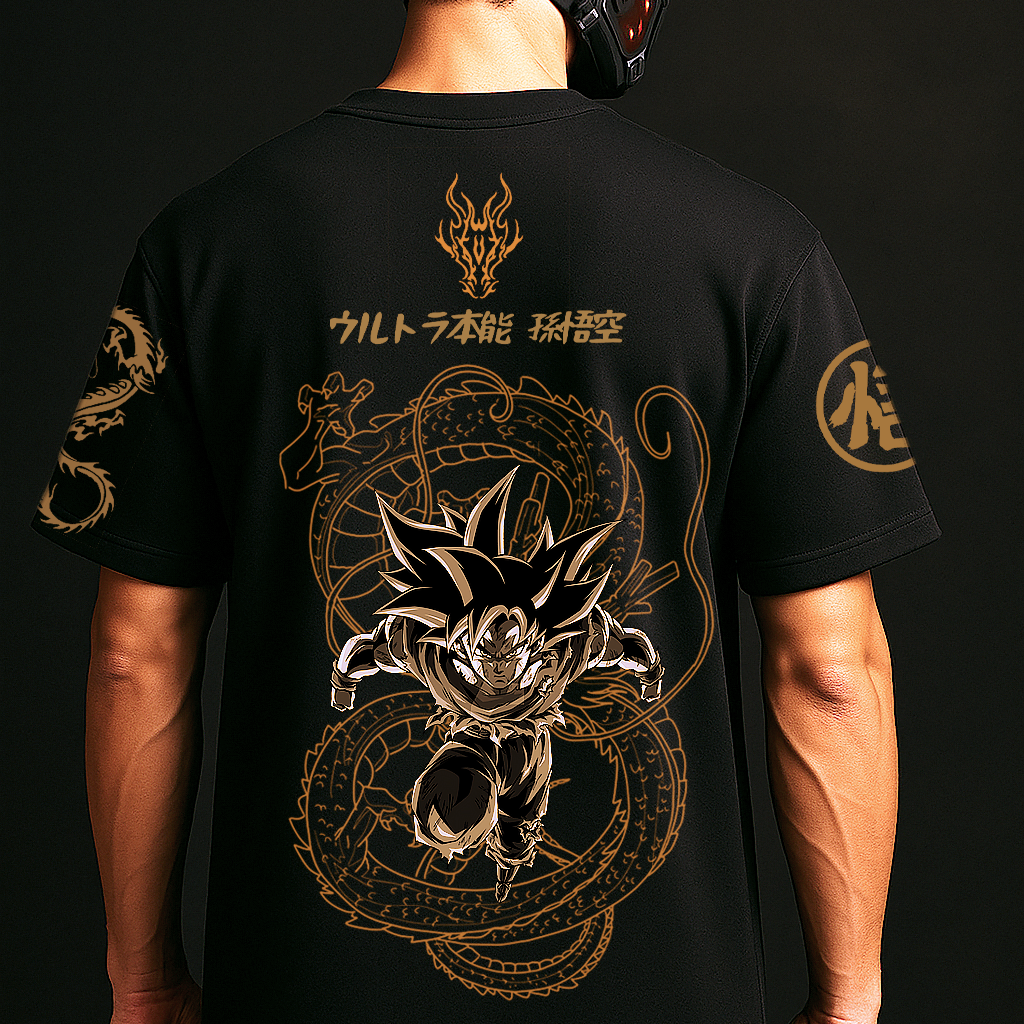 GOKU oversize drop shoulder t shirt