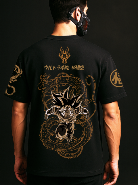 GOKU oversize drop shoulder t shirt