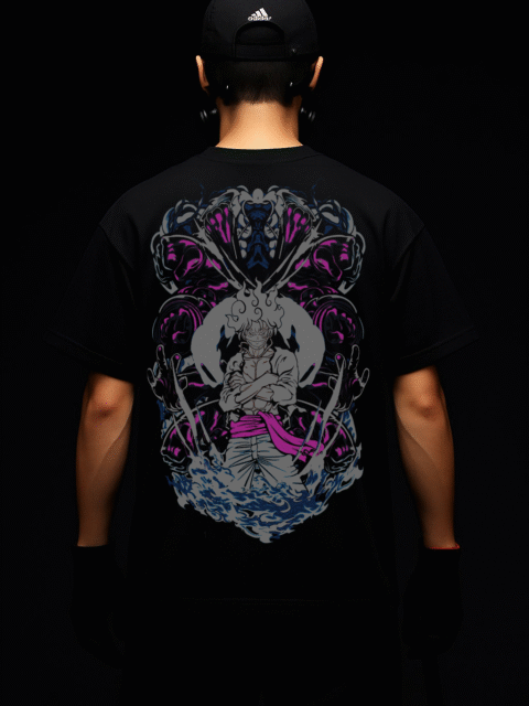 Gear 5 Reflective oversize t shirt