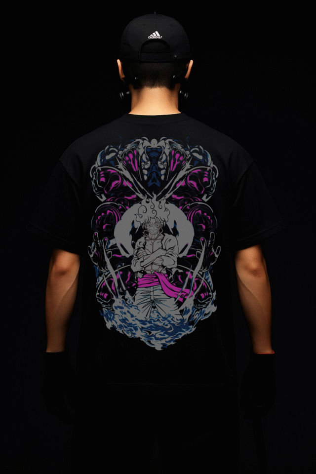 Gear 5 Reflective oversize t shirt