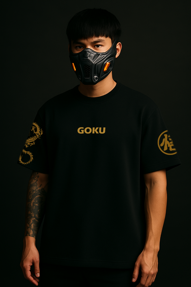 GOKU oversize drop shoulder t shirt - Image 2