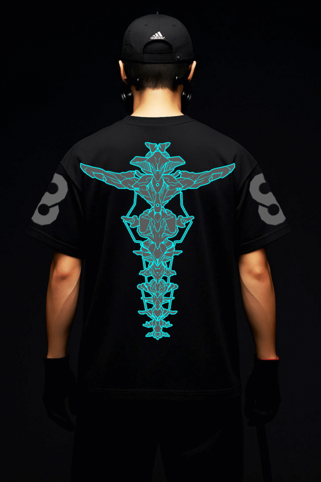 Kaiju No 8 Reflective oversize t shirt