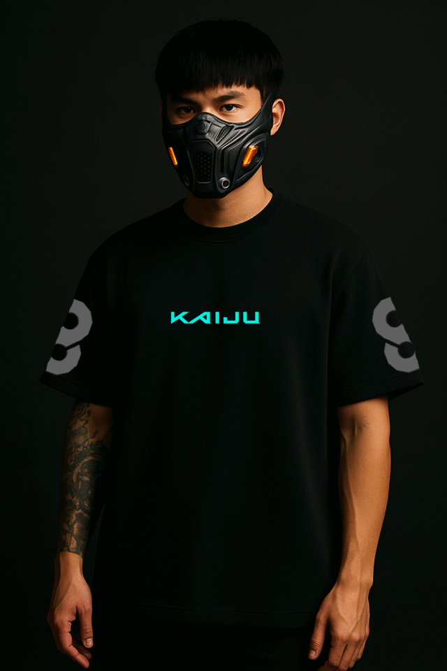 Kaiju No 8 Reflective oversize t shirt - Image 3