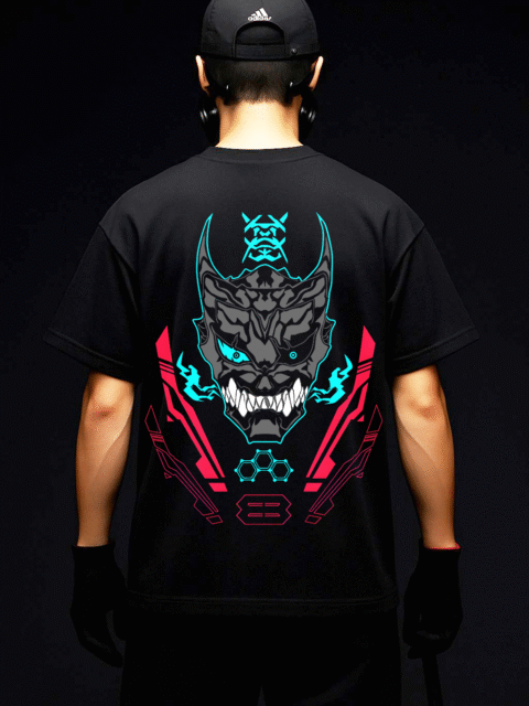 Kaiju No 8 V2 Reflective oversize t shirt