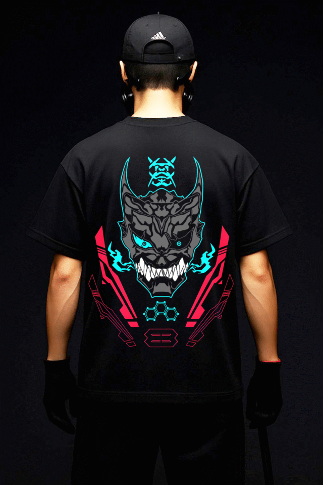 Kaiju No 8 V2 Reflective oversize t shirt