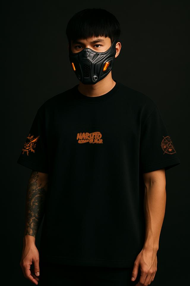 Naruto oversize drop shoulder t shirt - Image 2