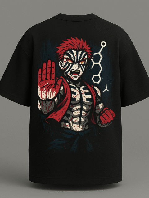Infinity castle Akaza oversize t shirt