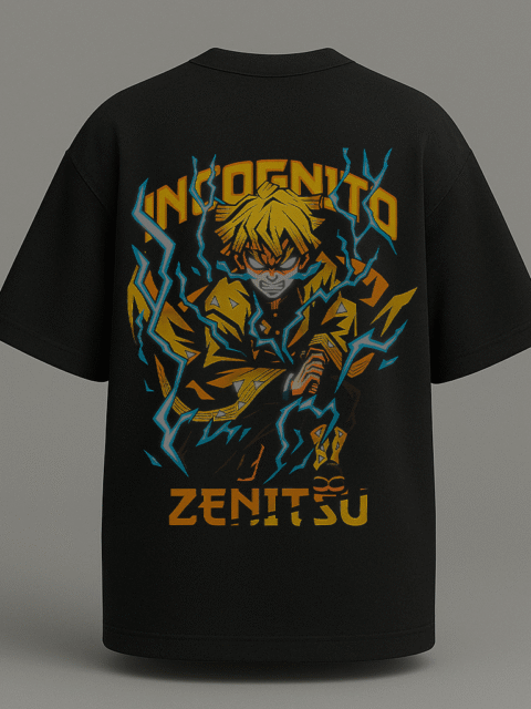 Infinity castle Zenitsu Agatsuma oversize t shirt