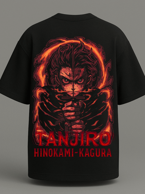 Infinity castle Tanjiro Kamado oversize t shirt