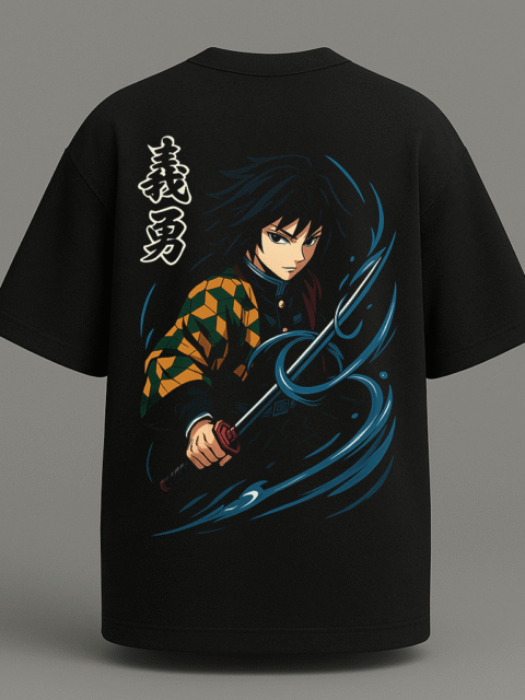 Infinity castle Giyu Tomioka oversize t shirt